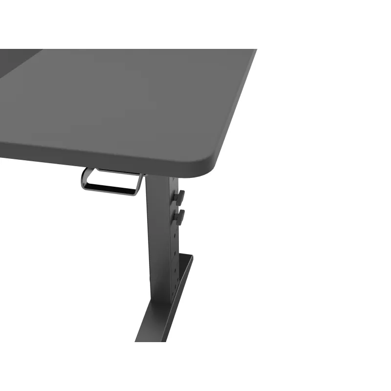 Ίσιο γραφείο υπολογιστή GENESIS NDS-2249 μαύρο MDF 140x75cm