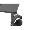 Ίσιο γραφείο υπολογιστή GENESIS NDS-2249 μαύρο MDF 140x75cm