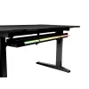 Ίσιο γραφείο υπολογιστή GENESIS NDS-2249 μαύρο MDF 140x75cm