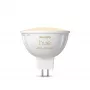 Philips Hue White Ambiance MR16 έξυπνος λαμπτήρας LED spot, GU5.3, 12 V, 5,1 W, 400 lm, από θερμό έως ψυχρό λευκό, με δυνατότητα ρύθμισης έντασης