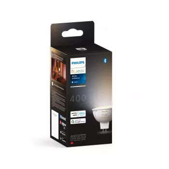 Philips Hue White Ambiance MR16 έξυπνος λαμπτήρας LED spot, GU5.3, 12 V, 5,1 W, 400 lm, από θερμό έως ψυχρό λευκό, με δυνατότητα ρύθμισης έντασης