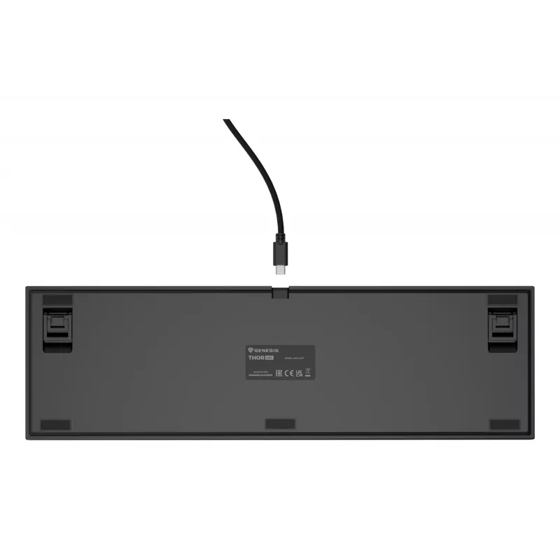 GENESIS THOR 404 Πληκτρολόγιο Universal USB QWERTY Αγγλικό Μαύρο