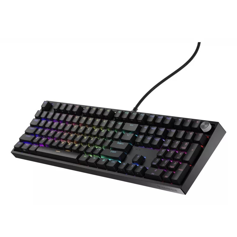 GENESIS THOR 404 Πληκτρολόγιο Universal USB QWERTY Αγγλικό Μαύρο