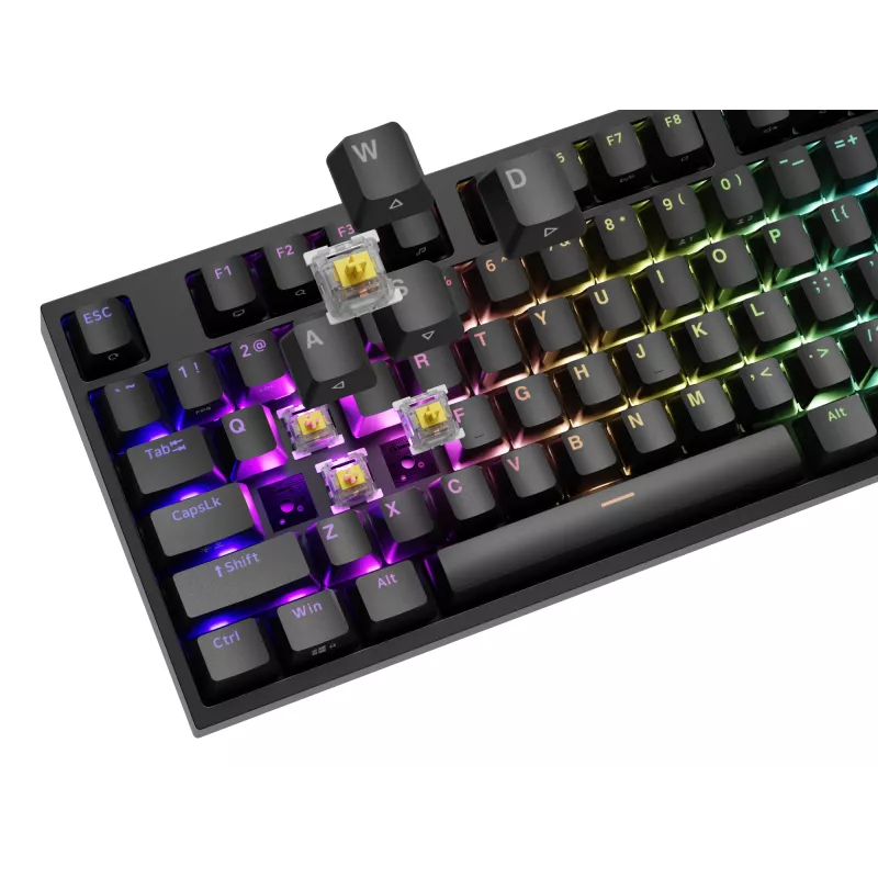 GENESIS THOR 404 Πληκτρολόγιο Universal USB QWERTY Αγγλικό Μαύρο