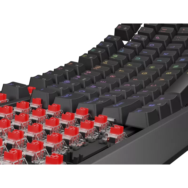 GENESIS Thor 230 TKL Πληκτρολόγιο Gaming USB + RF Wireless + Bluetooth QWERTY Μαύρο