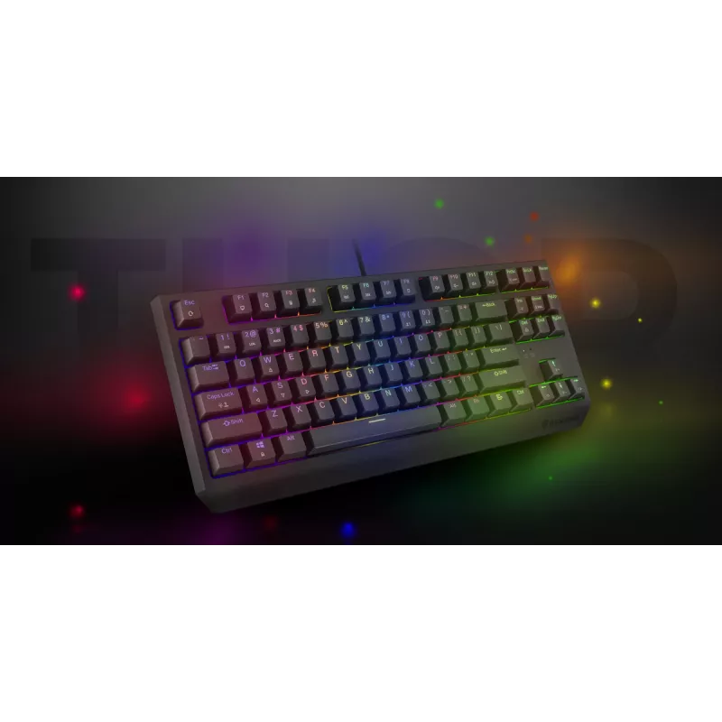 GENESIS Thor 230 TKL Πληκτρολόγιο Gaming USB + RF Wireless + Bluetooth QWERTY Μαύρο