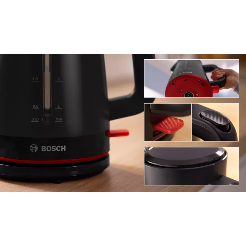 Bosch TAT3M124 Τοστιέρα 2 φετών 950 W Κόκκινο