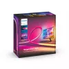Philips Play Gradient Lightstrip για PC, Smart Strip Light, Bluetooth/Zigbee, Μαύρο, Σιλικόνη, μη αντικαταστάσιμος λαμπτήρας, Λευκό