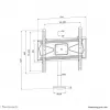 Neomounts βάση τηλεόρασης γραφείου με βίδες DS42-430BL14 μέγ. 50 kg 32-55 ίντσες