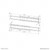 Neomounts ADM-875WH2 προσαρμογέας διπλής οθόνης 42-65 ίντσες
