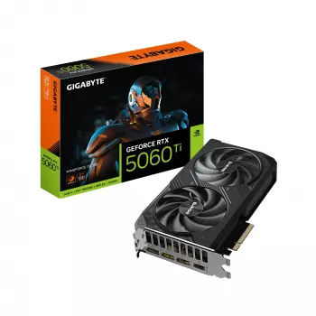 GIGABYTE GeForce RTX 5060 Ti WINDFORCE OC 16G Κάρτα γραφικών – 16 GB GDDR7, 128 Bit, PCI-E 5.0, 2587 MHz πυρήνας, 3 x DisplayPort, 1 x HDMI, GV-N506TWF2OC-16GD