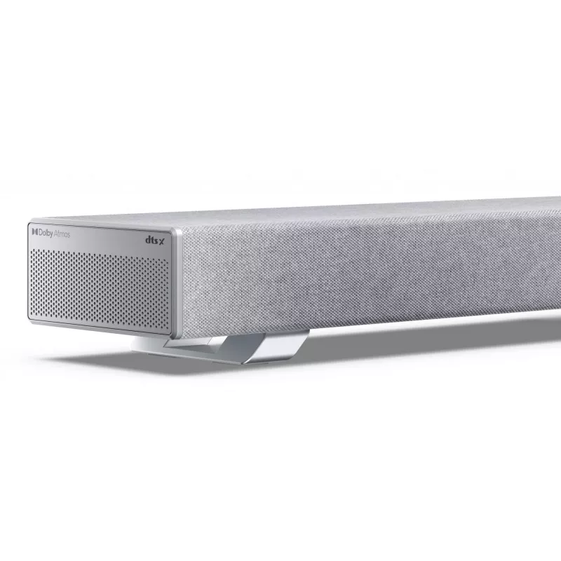 Sharp HT-SBW53121(SL) 3.1.2 Dolby Atmos/DTS:X ηχομπάρα με ασύρματο subwoofer, 550 W, Bluetooth, ασημί