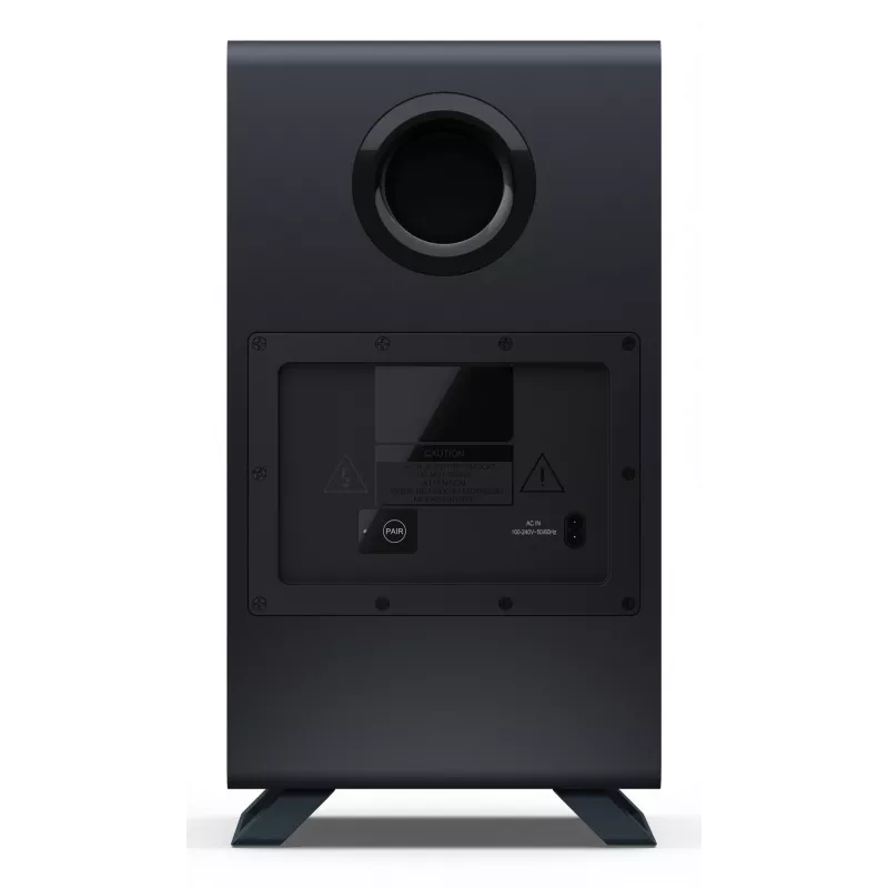 Sharp HT-SBW55121(BK) 5.1.2 Dolby Atmos/DTS:X ηχομπάρα με ασύρματο subwoofer, 650 W, Bluetooth, μαύρη