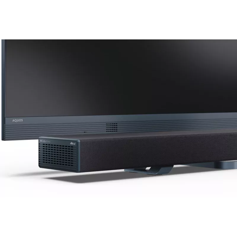 Sharp HT-SBW55121(BK) 5.1.2 Dolby Atmos/DTS:X ηχομπάρα με ασύρματο subwoofer, 650 W, Bluetooth, μαύρη