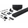 Sharp HT-SBW55121(BK) 5.1.2 Dolby Atmos/DTS:X ηχομπάρα με ασύρματο subwoofer, 650 W, Bluetooth, μαύρη