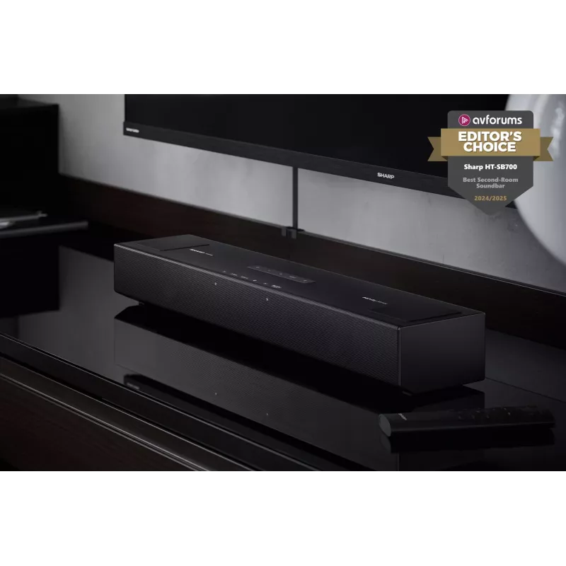 Sharp HT-SB700 Ηχόμπαρα Ηχείο Μαύρη 2.0.2 κανάλια 140 W