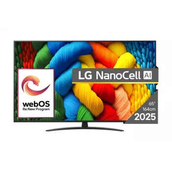 LG NanoCell AI 65NANO81A3A TV 165,1 cm (65 ίντσες) 4K Ultra HD Smart TV Wi-Fi Μαύρο