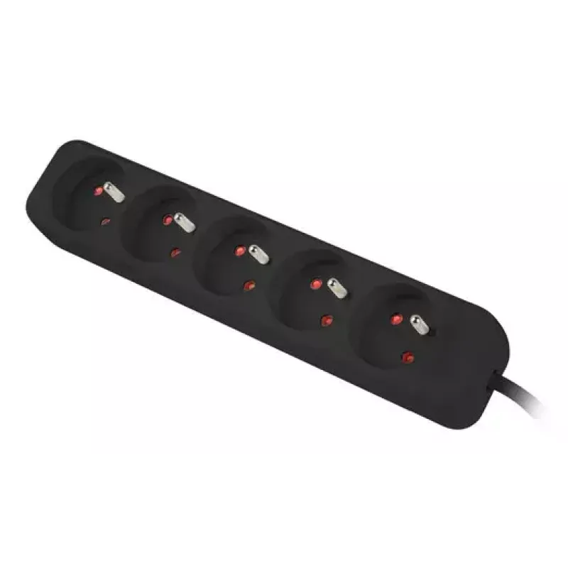 Πολύπριζο Lanberg PS0-05E-0100-IEC-BK