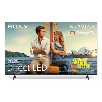 Sony Bravia 3 K-75S35B 75 ιντσών (189 cm) 4K UHD Smart τηλεόραση, Google TV, Direct LED HDR, Wi-Fi, μαύρη