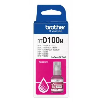 Μελανοδοχείο Brother BTD100M Magenta Original, 48,8 ml, 5000 σελίδες