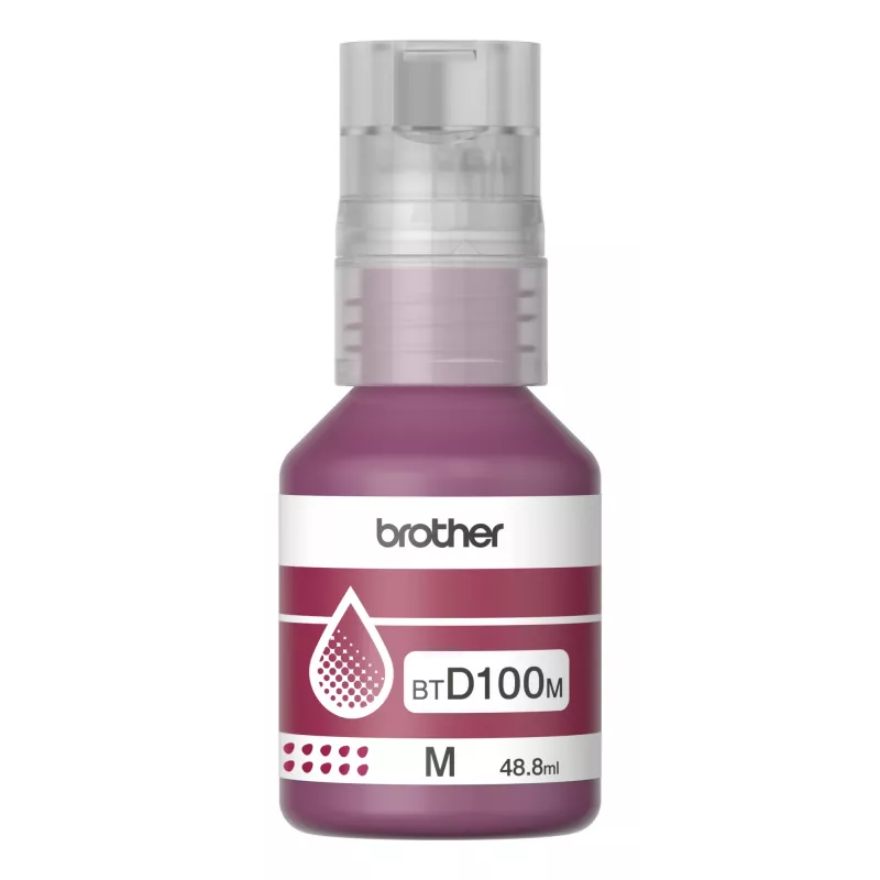 Μελανοδοχείο Brother BTD100M Magenta Original, 48,8 ml, 5000 σελίδες