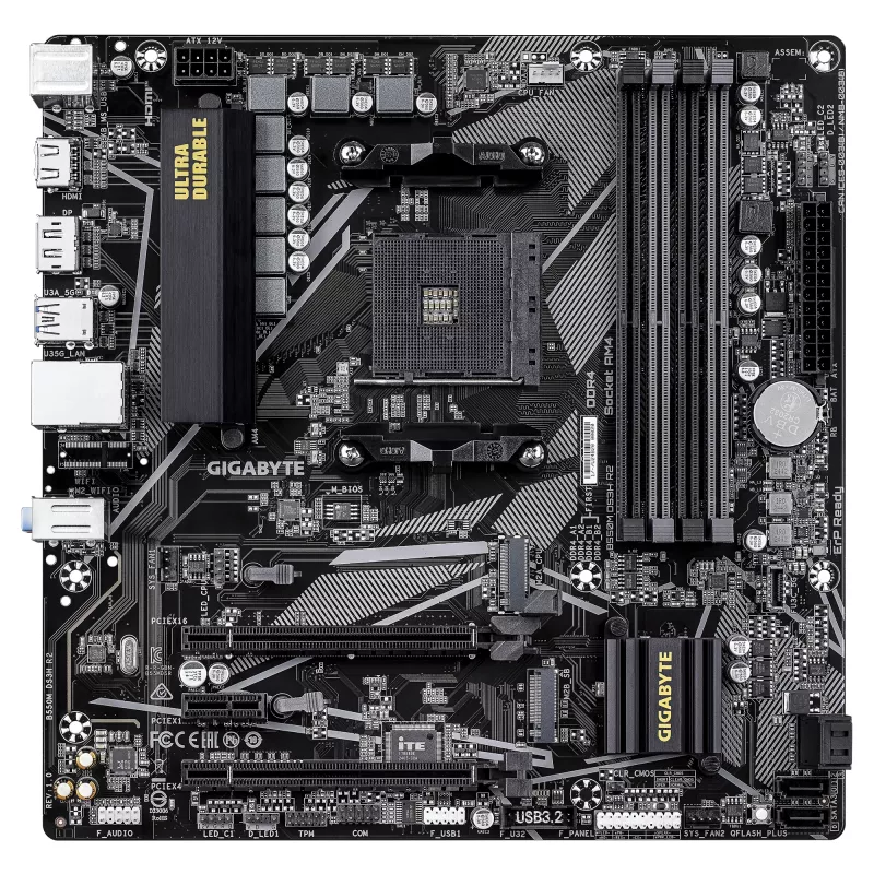 Μητρική κάρτα GIGABYTE B550M DS3H R2, B550, Socket AM4, Micro ATX