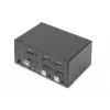 DIGITUS 2-Port DisplayPort DualView 60 Hz 4K 60fp υποστήριξη πολλαπλών πλατφορμών
