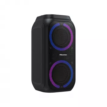 Φορητό ηχείο πάρτι HISENSE Party Rocker 160 — 160 W RMS, 2.0 κανάλια, IPX4, μαύρο, 6,3 kg