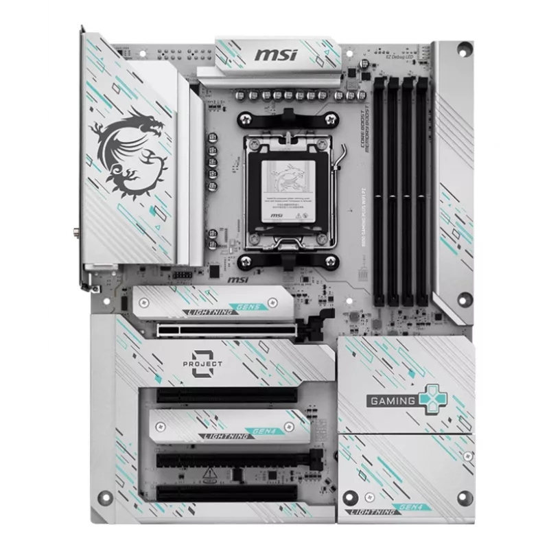 Μητρική MSI B850 GAMING PLUS WIFI PZ — AMD B850, Socket AM5, ATX, DDR5, 4x DIMM, 3x M.2, Wi‑Fi, Bluetooth