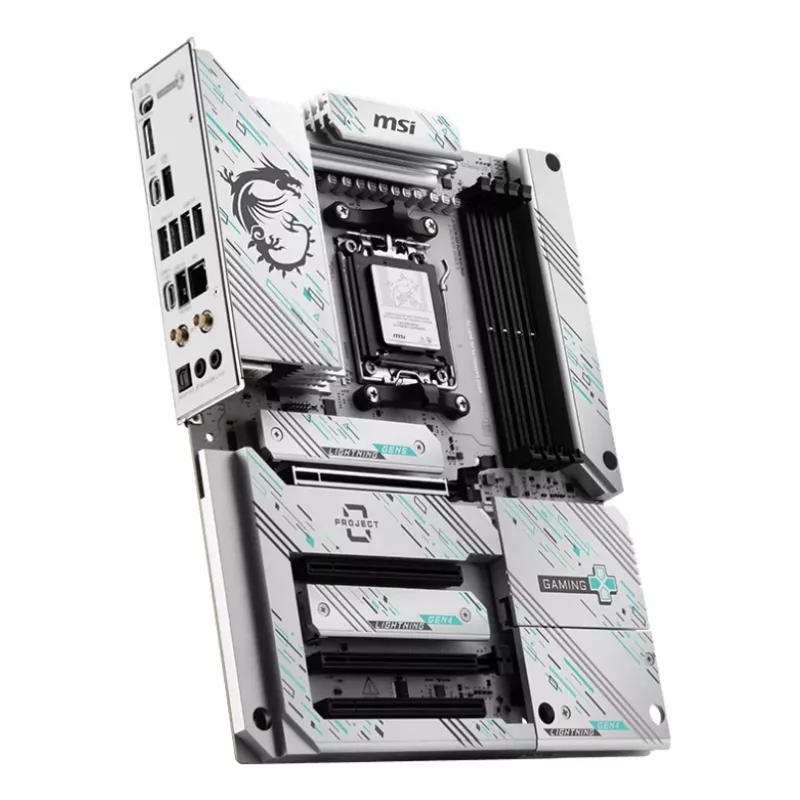 Μητρική MSI B850 GAMING PLUS WIFI PZ — AMD B850, Socket AM5, ATX, DDR5, 4x DIMM, 3x M.2, Wi‑Fi, Bluetooth