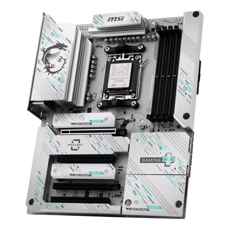 Μητρική MSI B850 GAMING PLUS WIFI PZ — AMD B850, Socket AM5, ATX, DDR5, 4x DIMM, 3x M.2, Wi‑Fi, Bluetooth
