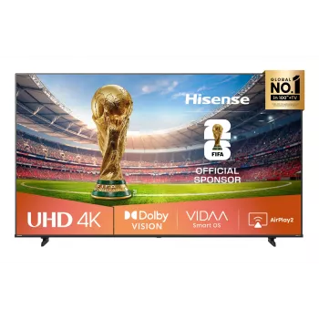 Hisense 85A6Q 85" (216 cm) 4K Ultra HD Smart τηλεόραση, VIDAA, Dolby Vision, Wi-Fi, μαύρη