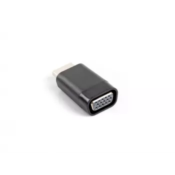 Προσαρμογέας VGA σε HDMI LANBERG AD-0016-BK, VGA (βύσμα αρσενικό) σε HDMI (υποδοχή θηλυκή), μαύρο
