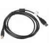 Καλώδιο USB 2.0 LANBERG CA-USBA-11CC-0018-BK 1,8 m, USB A σε USB B, μαύρο, 480 Mbit/s