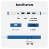 TARGUS Hyperdrive Flex 8 Port USB-C Hub (μπλε)