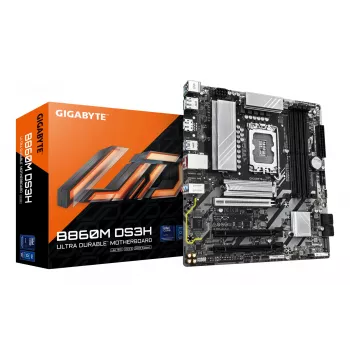 GIGABYTE B860M DS3H Μητρική - Intel Core Ultra Series CPUs, 5+1+2+1 φάσεις VRM, έως 9066MHz DDR5, 1xPCIe 5.0 + 1xPCIe 4.0 M.2, 2.5GbE LAN, USB 3.2 Gen 2