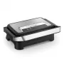 Ηλεκτρική ψηστιέρα Tefal Inicio Compact GC270D10 — ορθογώνια 1000 W, σχάρα ψησίματος στην επάνω πλευρά, μαύρο/ανοξείδωτο ατσάλι
