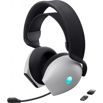 Alienware AW725H ακουστικά ενσύρματα & ασύρματα κεφαλόδεσμος gaming USB Type-C μαύρο, λευκό