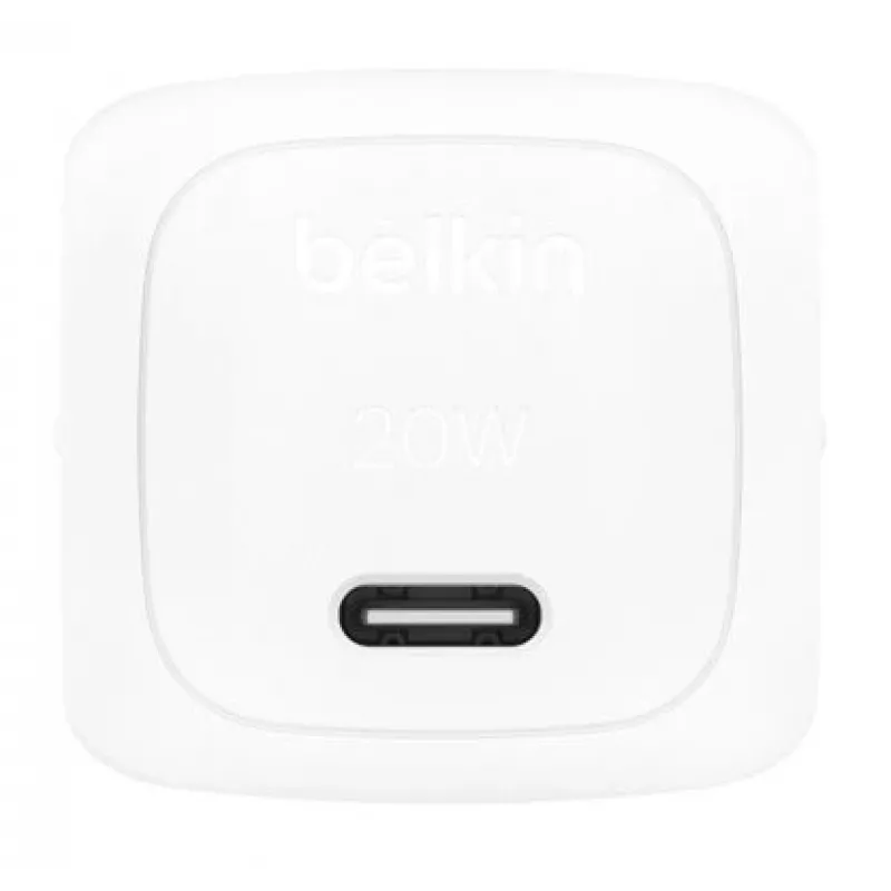BELKIN Φορτιστής τοίχου - Boostcharge - Συμπαγής USB-C 20W PPS - Λευκό