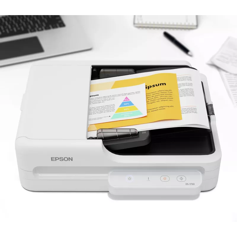 Epson WorkForce DS-1730 Σαρωτής επίπεδης επιφάνειας & ADF 1200 x 1200 DPI A4 μαύρο, λευκό