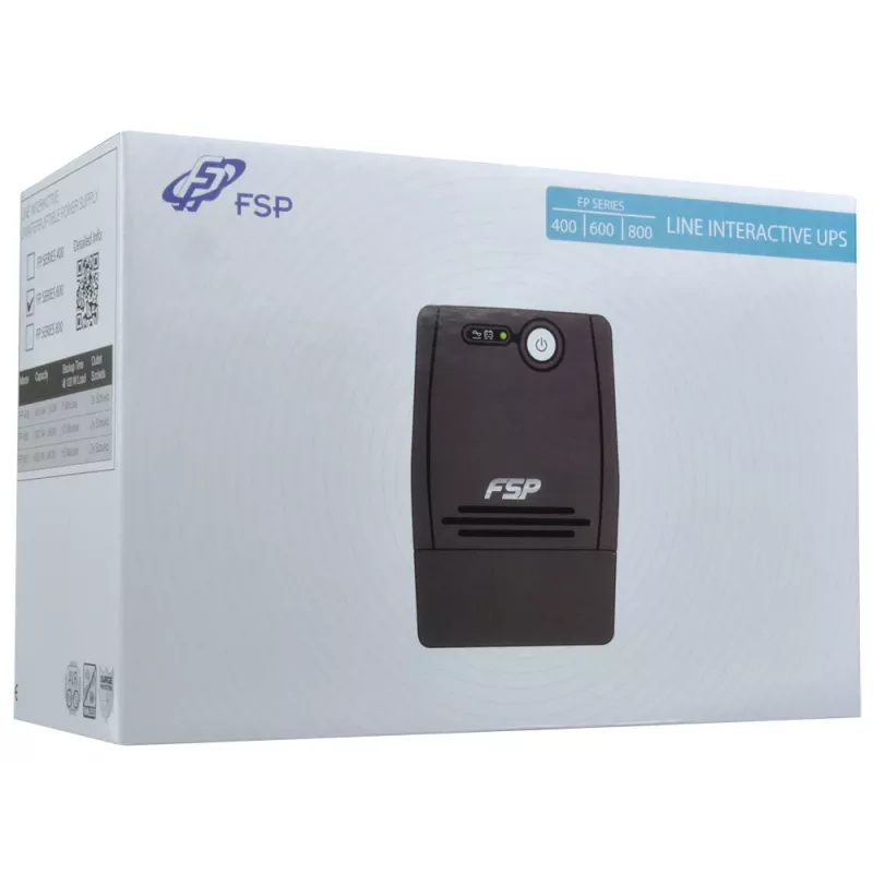 FSP FP 600 αδιάλειπτη παροχή ισχύος (UPS) 0,6 kVA 360 W 2 έξοδοι AC