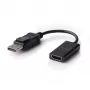 Dell 492-BBXU (DANAUBC087) προσαρμογέας DisplayPort σε HDMI 2.0, 4K, 0,2 m, μαύρος