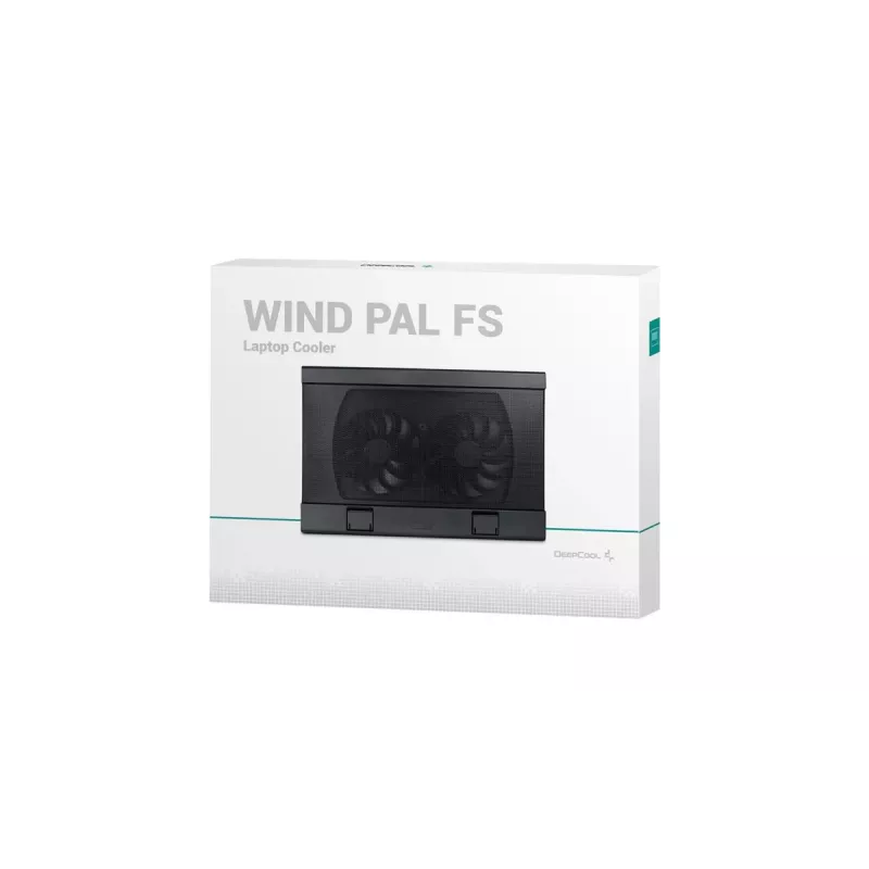 DEEPCOOL Wind Pal Fs Βάση ψύξης φορητού υπολογιστή 1200 Rpm - μαύρο