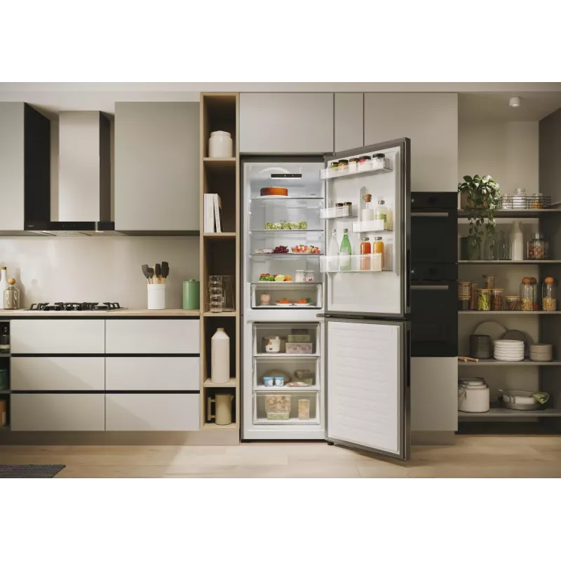 Candy ECN2CQTEX186 Ελεύθερο 355 L ανοξείδωτο ατσάλι