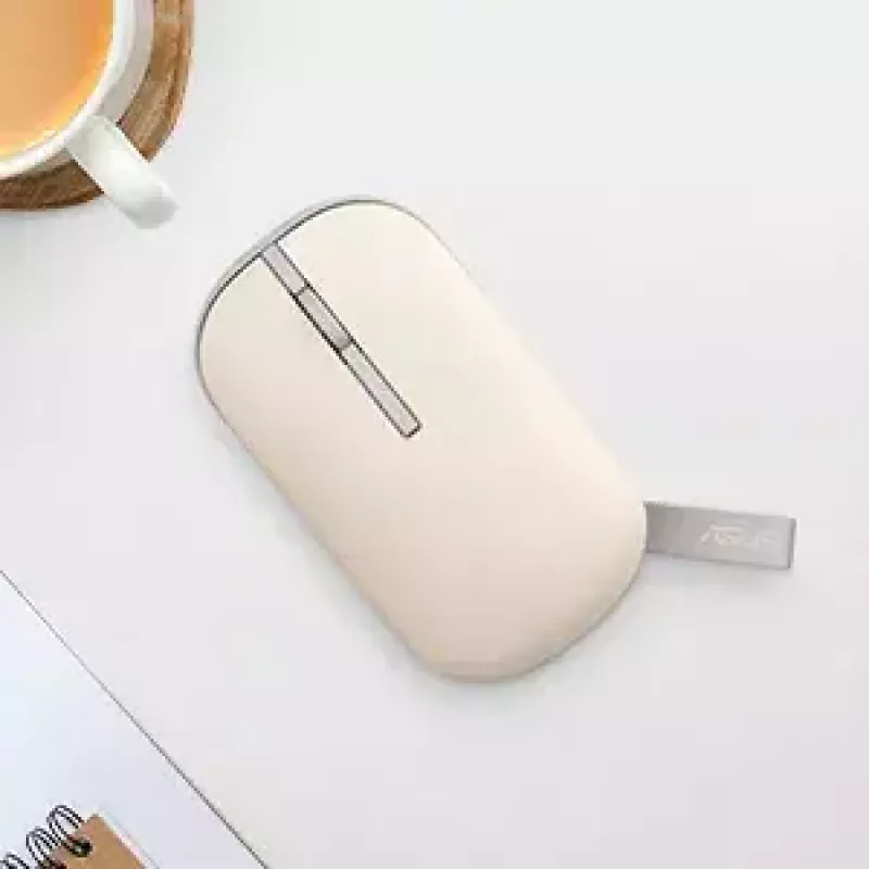 ASUS Marshmallow MD100 Ποντίκι Γραφείου Αμφίχειρας RF Wireless + Bluetooth Οπτικό 1600 DPI