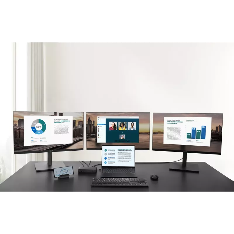 ASUS Triple Display USB-C Dock DC300 Docking USB 3.2 Gen 2 (3.1 Gen 2) Type-C μαύρο