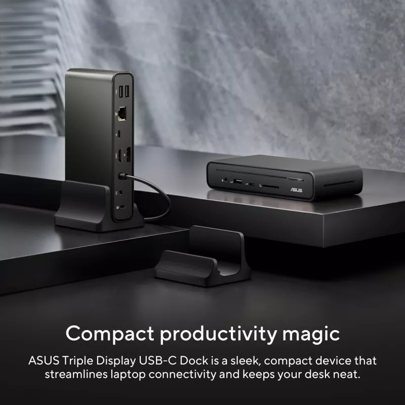 ASUS Triple Display USB-C Dock DC300 Docking USB 3.2 Gen 2 (3.1 Gen 2) Type-C μαύρο