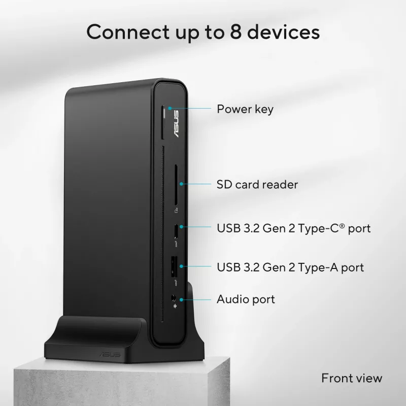 ASUS Triple Display USB-C Dock DC300 Docking USB 3.2 Gen 2 (3.1 Gen 2) Type-C μαύρο