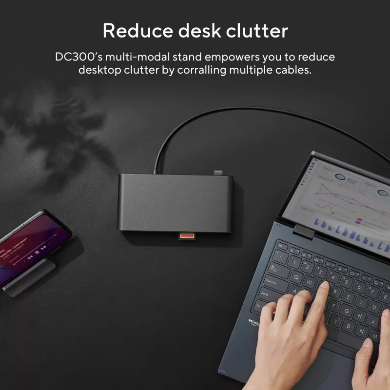ASUS Triple Display USB-C Dock DC300 Docking USB 3.2 Gen 2 (3.1 Gen 2) Type-C μαύρο