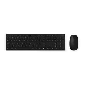 ASUS W5000 Ασύρματο σετ πληκτρολογίου και ποντικιού, πληκτρολόγιο, ποντίκι περιλαμβάνεται, Universal, RF Wireless, μαύρο
